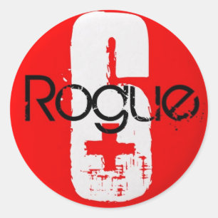 Roundy Runder Aufkleber