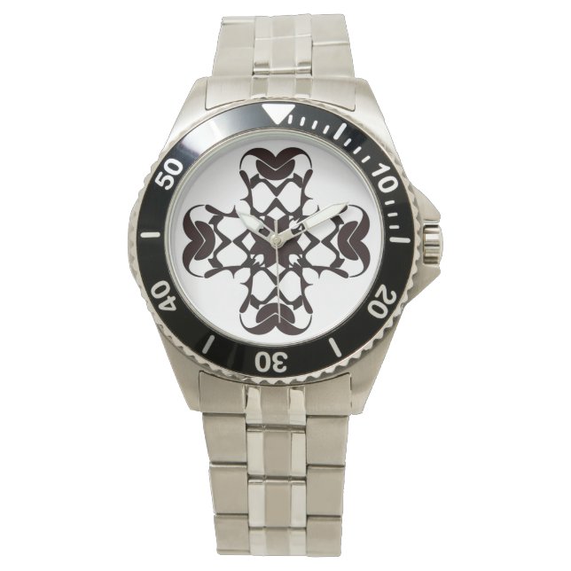 ROUNTER KREUZ ARMBANDUHR (Vorderseite)