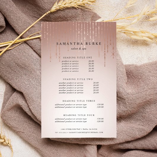 Roush Rain Pricing & Services Flyer