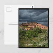Rousillon View, Frankreich Postcard Postkarte (Vorne/Hinten)