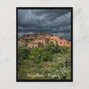Rousillon View, Frankreich Postcard Postkarte