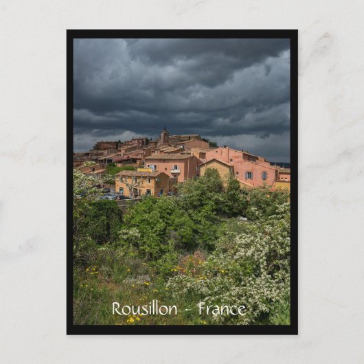 Rousillon View, Frankreich Postcard Postkarte (Vorderseite)