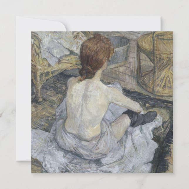 Rousse La Toilette Henri Toulouse-Lautrec Platz (Vorderseite)