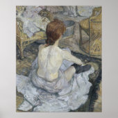 Rousse La Toilette Toulouse-Lautrec Poster (Vorne)