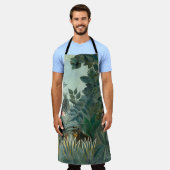 Rousseau Äquatoriale Dschungelmalerei Schürze (Getragen)