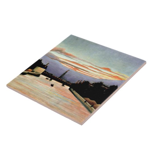 Rousseau - Der Eiffelturm, schöne Kunst Fliese (Seite)