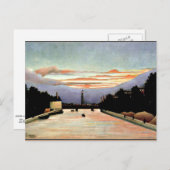 Rousseau - Der Eiffelturm, schöne Kunst Postkarte (Vorne/Hinten)