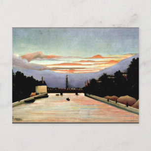 Rousseau - Der Eiffelturm, schöne Kunst Postkarte