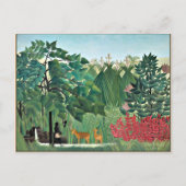 Rousseau - Der Wasserfall Postkarte (Vorderseite)