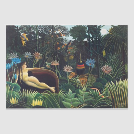 Rousseau - Die Traumdekoupage Seidenpapier (Vorderseite)