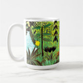 Rousseau - Exotische Landschaft mit Löwen und Löwe Kaffeetasse (Links)