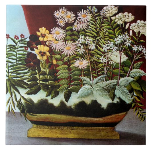 Rousseau - Fleurs de Poete Fliese (Vorderseite)