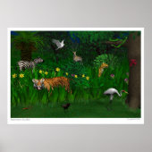 Rousseau-Garten Poster (Vorne)