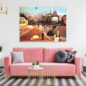 Rousseau - Ile Saint Louis und Notre Dame Leinwanddruck (Insitu (Wohnzimmer))