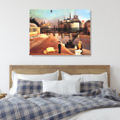 Rousseau - Ile Saint Louis und Notre Dame Leinwanddruck (Insitu (Schlafzimmer))