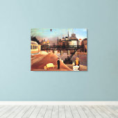 Rousseau - Ile Saint Louis und Notre Dame Leinwanddruck (Insitu (Holzboden))