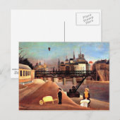 Rousseau - Ile Saint Louis und Notre Dame Postkarte (Vorne/Hinten)