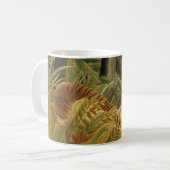 Rousseau Jungle Tropical Tiger Art Kaffeetasse (Vorderseite Links)