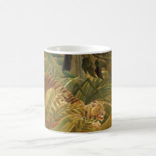 Rousseau Jungle Tropical Tiger Art Kaffeetasse