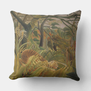 Rousseau Jungle Tropical Tiger Art Kissen Für Draußen