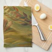 Rousseau Jungle Tropical Tiger Art Küchentuch (Viertel Falte)