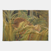 Rousseau Jungle Tropical Tiger Art Küchentuch (Horizontal)