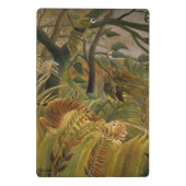 Rousseau Jungle Tropical Tiger Art Mini Klemmbrett (Rückseite)