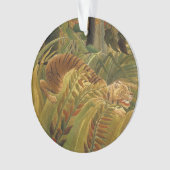 Rousseau Jungle Tropical Tiger Art Ornament (Vorderseite)