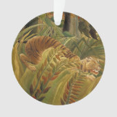 Rousseau Jungle Tropical Tiger Art Ornament (Vorderseite)