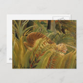 Rousseau Jungle Tropical Tiger Art Postkarte (Vorne/Hinten)