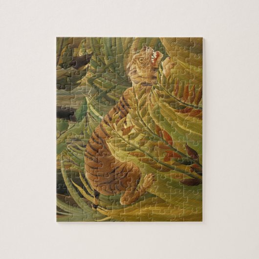 Rousseau Jungle Tropical Tiger Art Puzzle (Vertikal)
