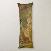 Rousseau Jungle Tropical Tiger Art Seitenschläferkissen (Rückseite (Vertikal))