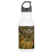 Rousseau Jungle Tropical Tiger Art Trinkflasche (Vorderseite)