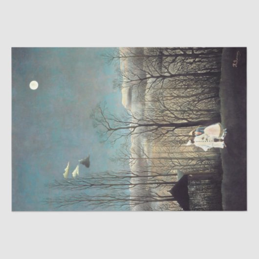 Rousseau - Karneval-Abend Dekoupage Seidenpapier (Vorderseite)