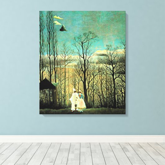 Rousseau - Karneval Abend Leinwanddruck (Insitu (Holzboden))