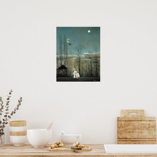 Rousseau Karneval Abend Malerei Poster (Küche)