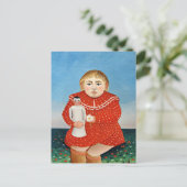 Rousseau - Kind mit Puppe Postkarte (Stehend Vorderseite)