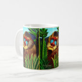 Rousseau - Mandril im Dschungel (Anpassung) Kaffeetasse (Vorderseite Links)