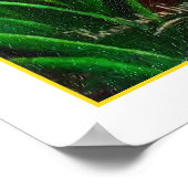 Rousseau - Mandril im Dschungel (Anpassung) Poster (Ecke)