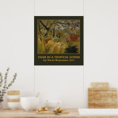 Rousseau’s Tiger-Plakat Poster (Küche)