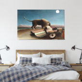 Rousseau Schlafen Sinti und Roma Löwenmalerei Leinwanddruck (Insitu (Schlafzimmer))