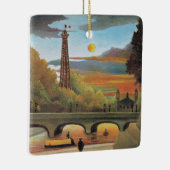 Rousseau - Seine- und Eiffelturm Keramikornament (Rechts)