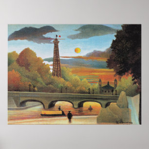 Rousseau - Seine- und Eiffelturm Poster