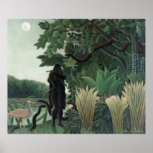 Rousseau Snake Charmer Malerei Poster