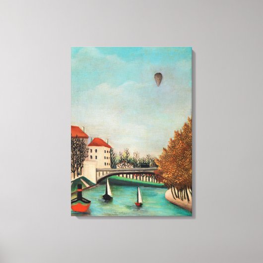 Rousseau - Studie über die Aussicht auf den Pont d Leinwanddruck (Vorderseite)