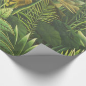 Rousseau Tropischer Jungle Löwenmalerei Geschenkpapier (Ecke)