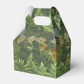 Rousseau Tropischer Jungle Löwenmalerei Geschenkschachtel (Rückseite)