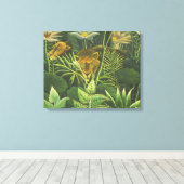 Rousseau Tropischer Jungle Löwenmalerei Leinwanddruck (Insitu (Holzboden))