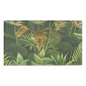 Rousseau Tropischer Jungle Löwenmalerei Namenschild (Vorderseite)