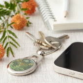 Rousseau Tropischer Jungle Löwenmalerei Schlüsselanhänger (Seite)